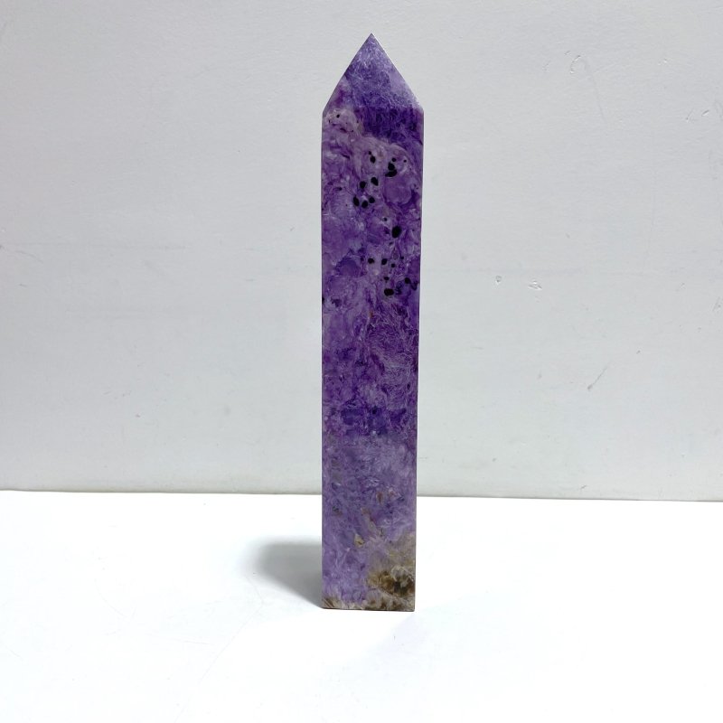 Unique 28.5CM Charoite Tower Point - Wholesale Crystals