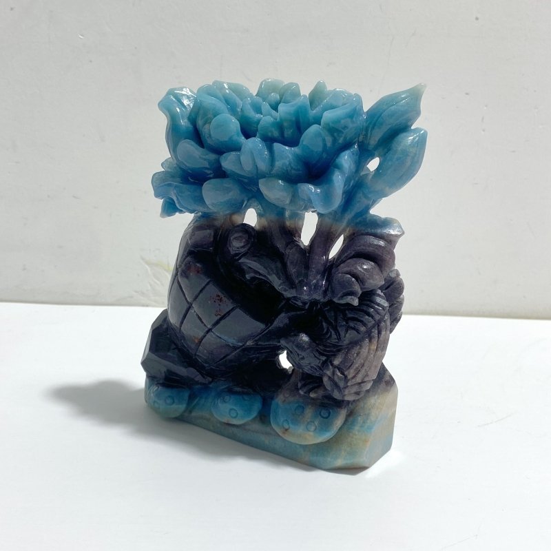 Unique Trolleite Bird&Flower Carving - Wholesale Crystals
