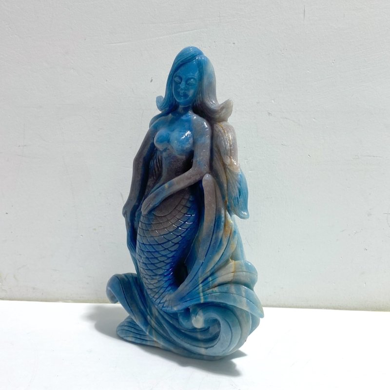 Unique Trolleite Mermaid Carving - Wholesale Crystals