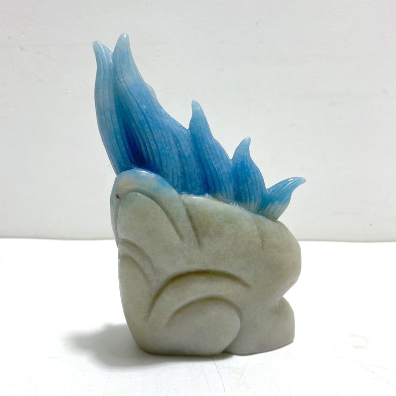 Unique Trolleite Stone Nine - tailed Fox Carving - Wholesale Crystals