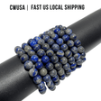 US Warehouse - 8MM Lapis Lazuli Bracelets Wholesale - Wholesale Crystals