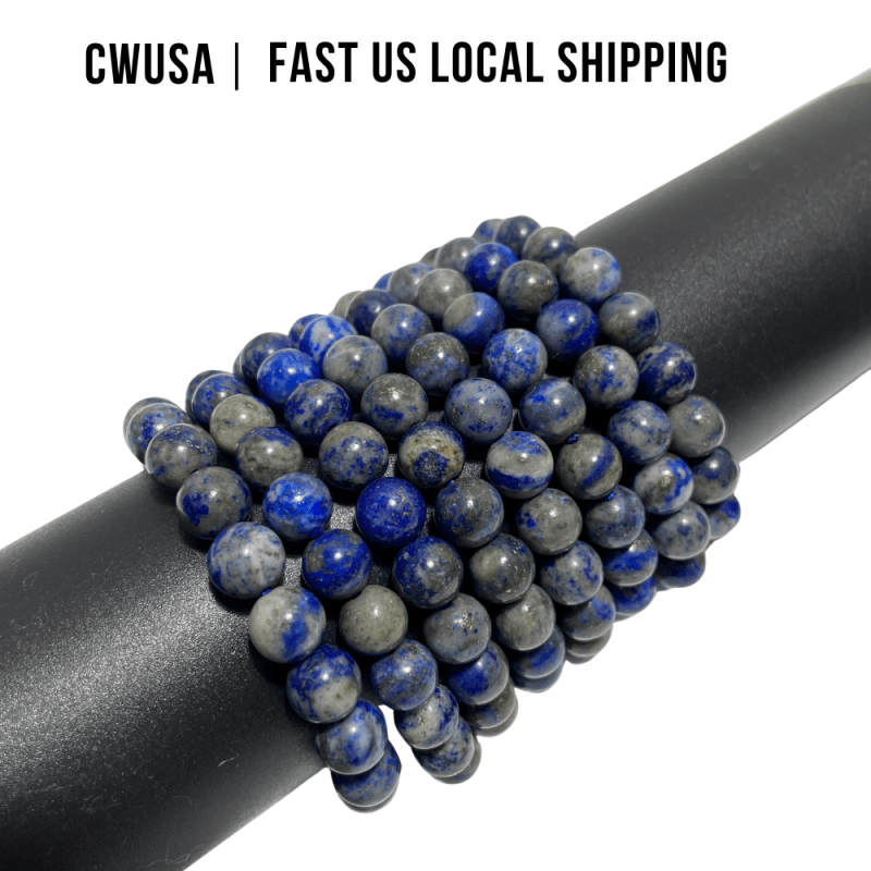 US Warehouse - 8MM Lapis Lazuli Bracelets Wholesale - Wholesale Crystals