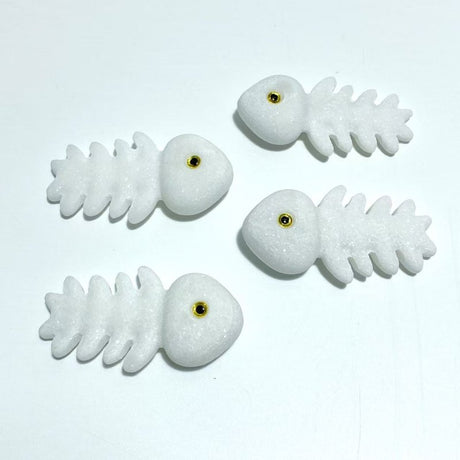 White Marble Fish Bone Carving Wholesale - Wholesale Crystals