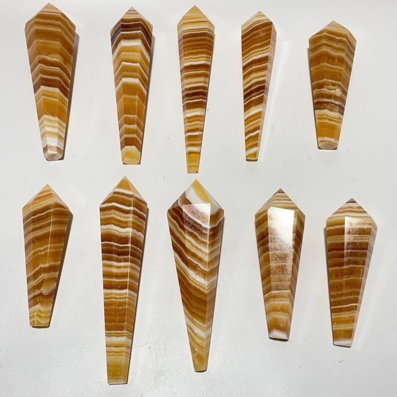 Yellow Calcite Wand Point Scepter Magic Wand Wholesale -Wholesale Crystals