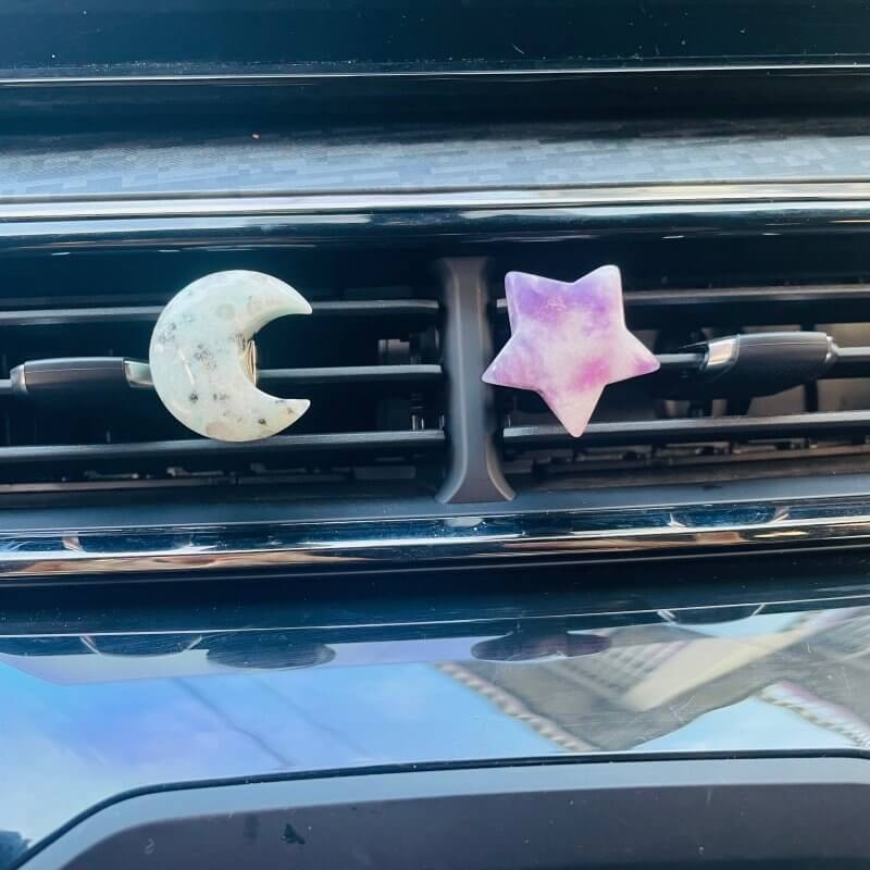 12 Types Crystal Car Air Vent Clips Star Crystal Wholesale Car Accessories -Wholesale Crystals