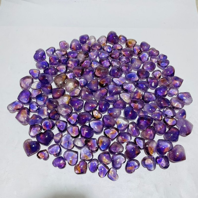 152 Pieces Small Ametrine Heart Crystal -Wholesale Crystals