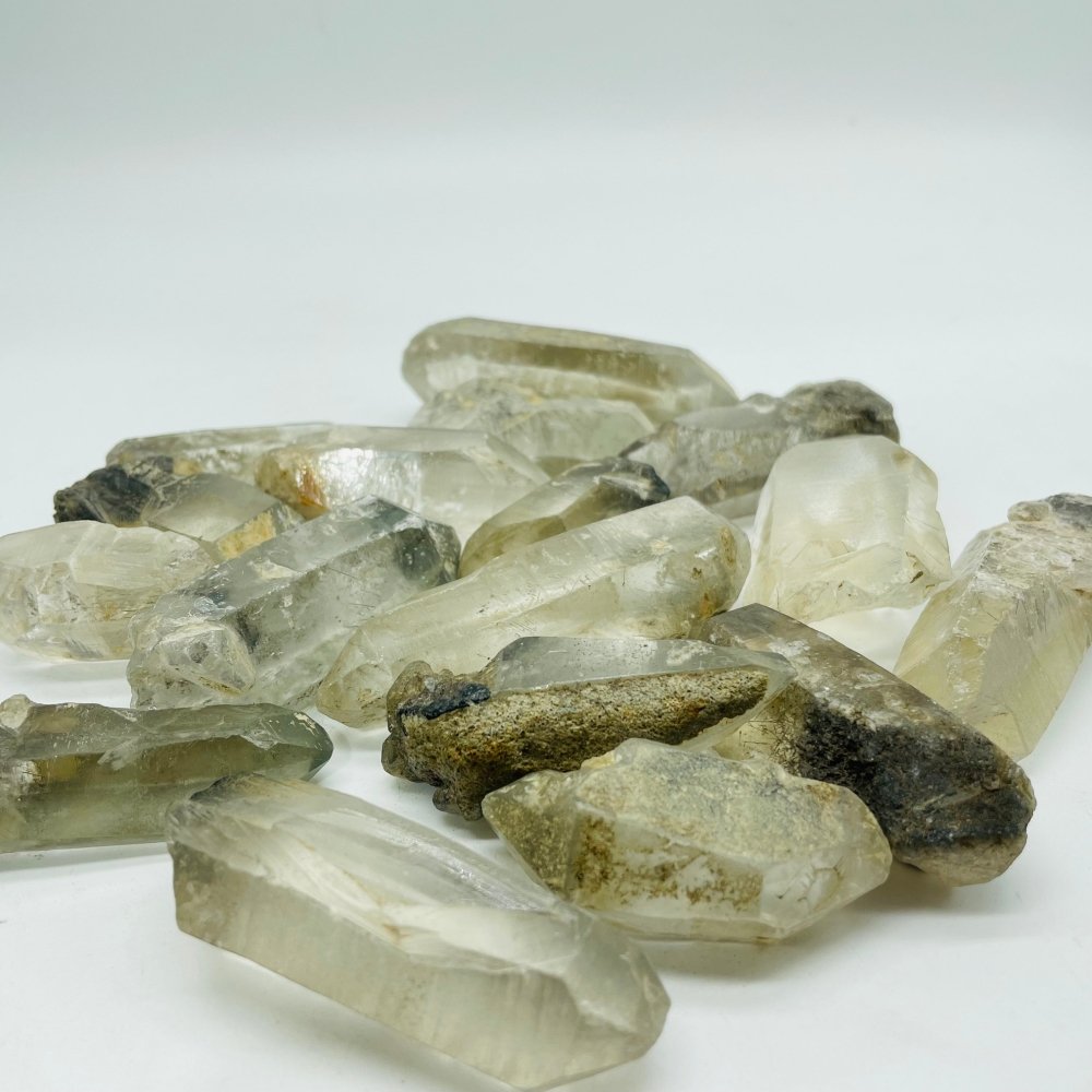 17 Pieces Raw Black Rutile Crystals -Wholesale Crystals