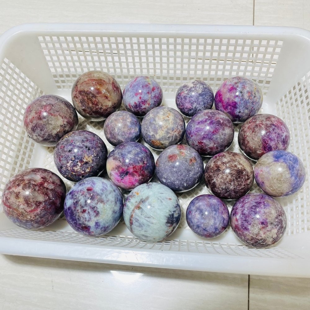 19 Pieces Unicorn Stone Spheres -Wholesale Crystals