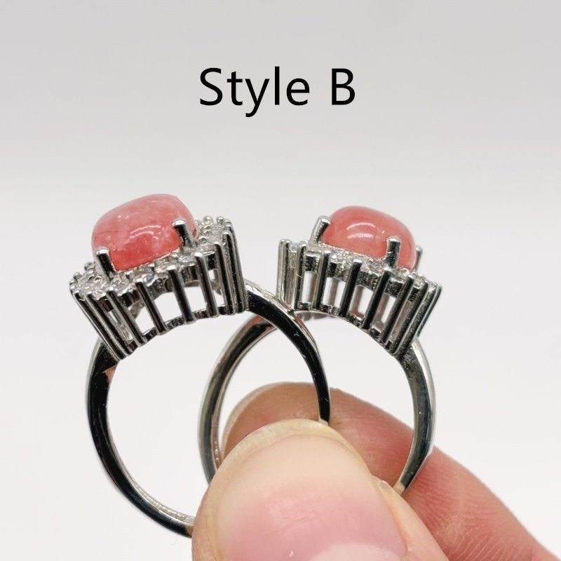2 Types Red Rhodochrosite Ring Wholesale -Wholesale Crystals