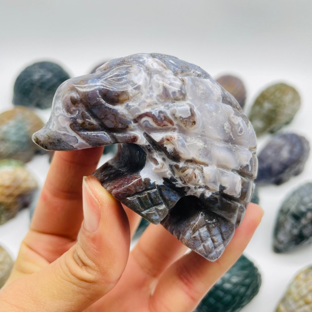 20 Pieces Large Ocean Jasper Hedgehog Carving -Wholesale Crystals