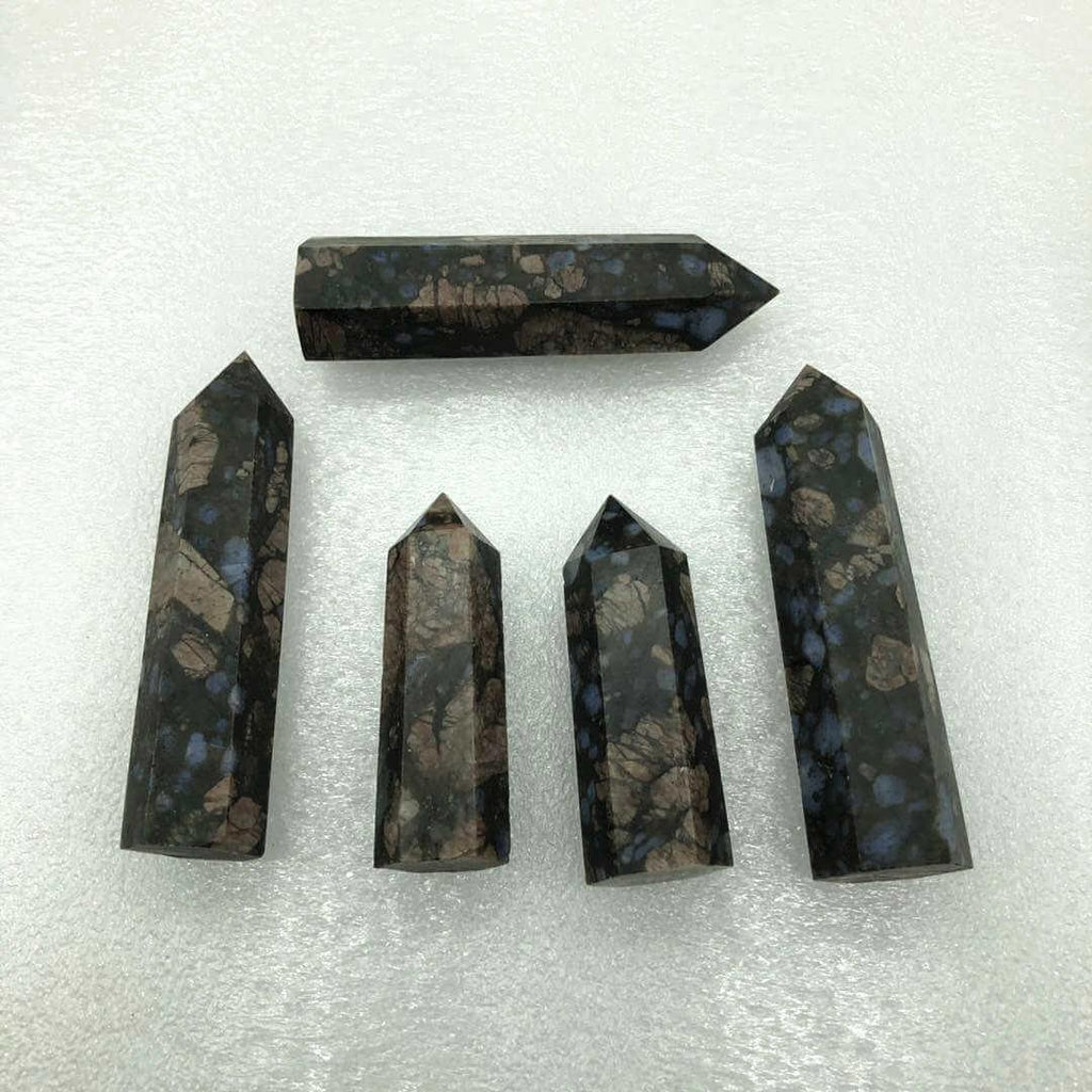 Que Sera Stone Point Crystal Tower 2-3.6in -Wholesale Crystals