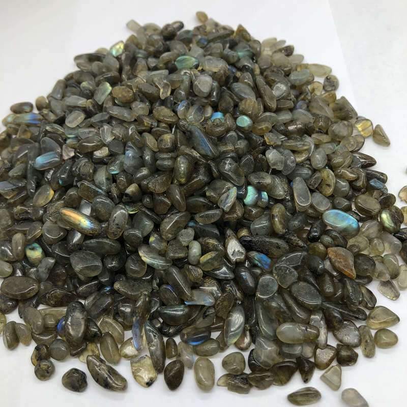 Labradorite Gravel Stone Tumbled crystal Chips -Wholesale Crystals