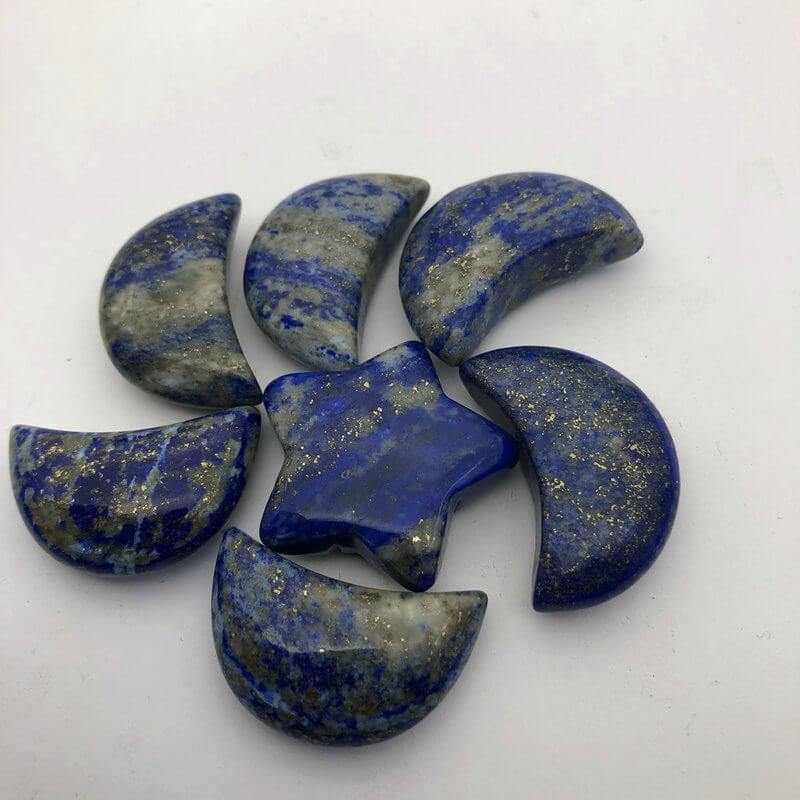 lapis lazuli Shaped Stars&Moon -Wholesale Crystals
