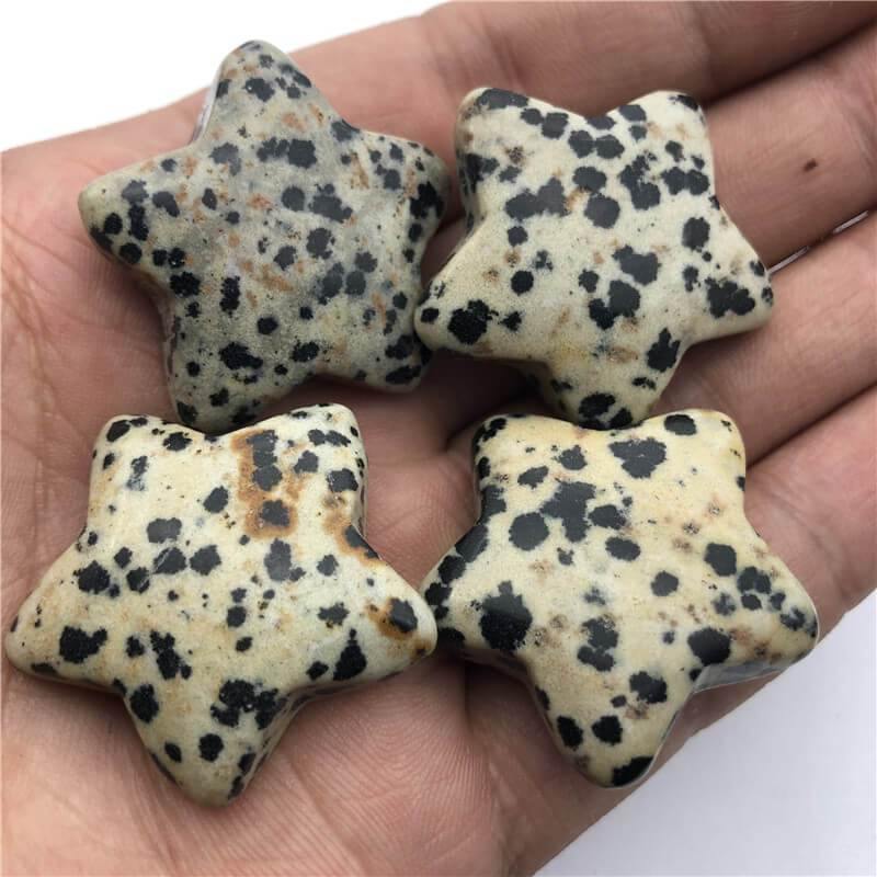 Dalmatian jasper Shaped Stars&Moon -Wholesale Crystals