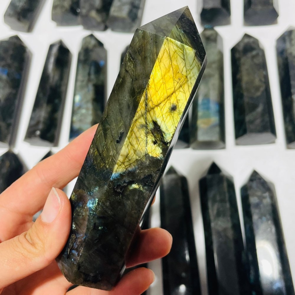 23 Pieces Labradorite Tower Point Clearance -Wholesale Crystals