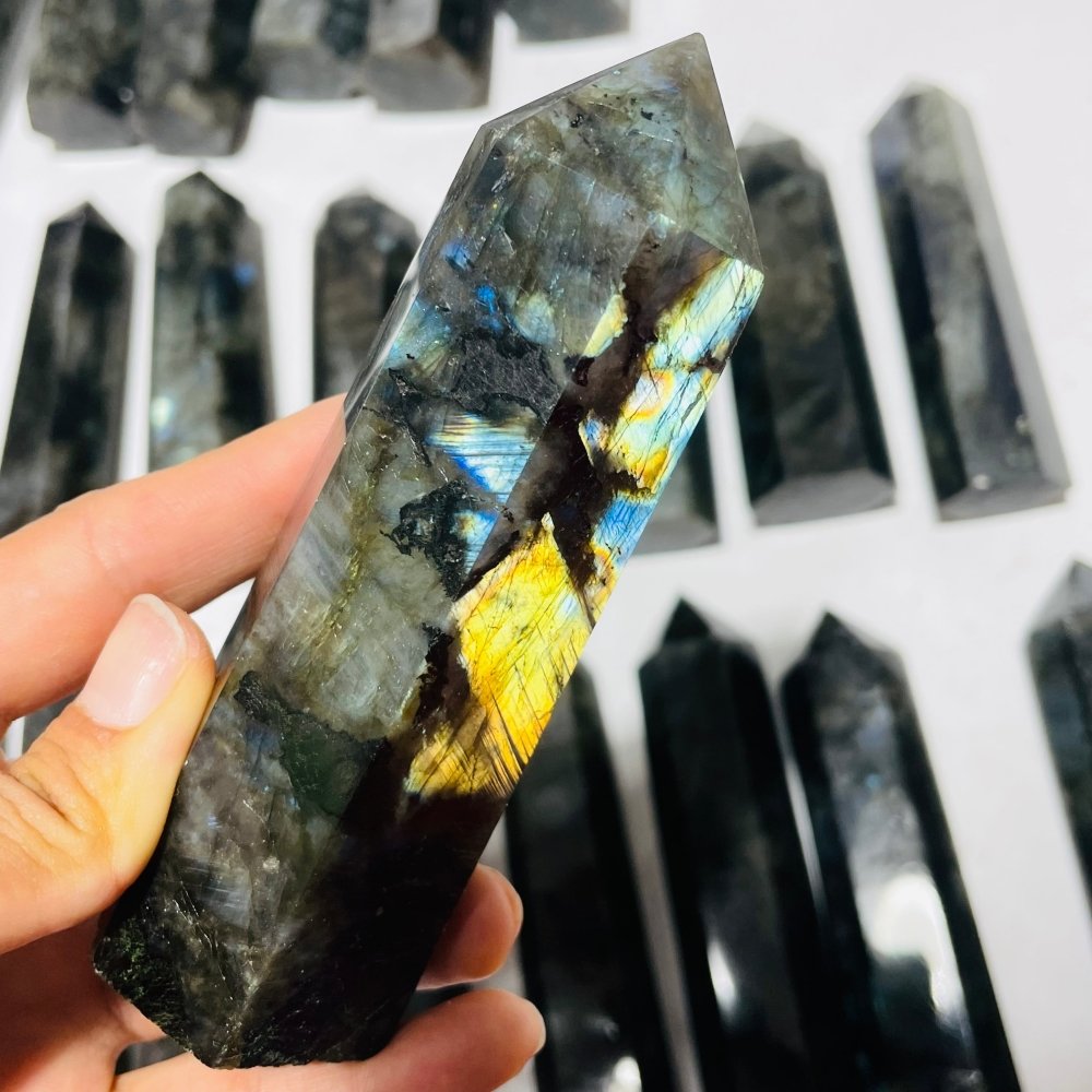 23 Pieces Labradorite Tower Point Clearance -Wholesale Crystals