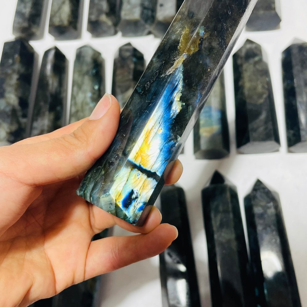 23 Pieces Labradorite Tower Point Clearance -Wholesale Crystals