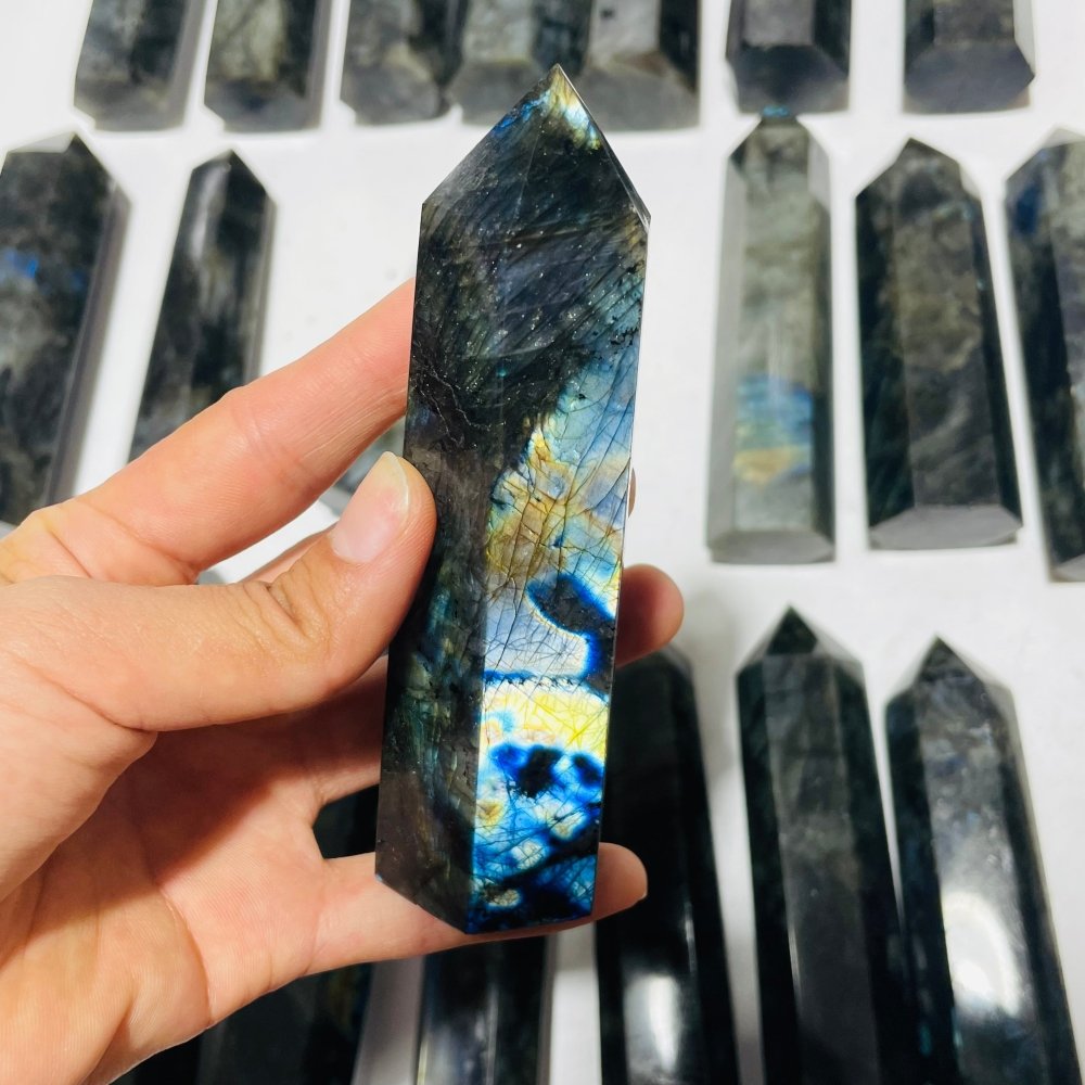 23 Pieces Labradorite Tower Point Clearance -Wholesale Crystals