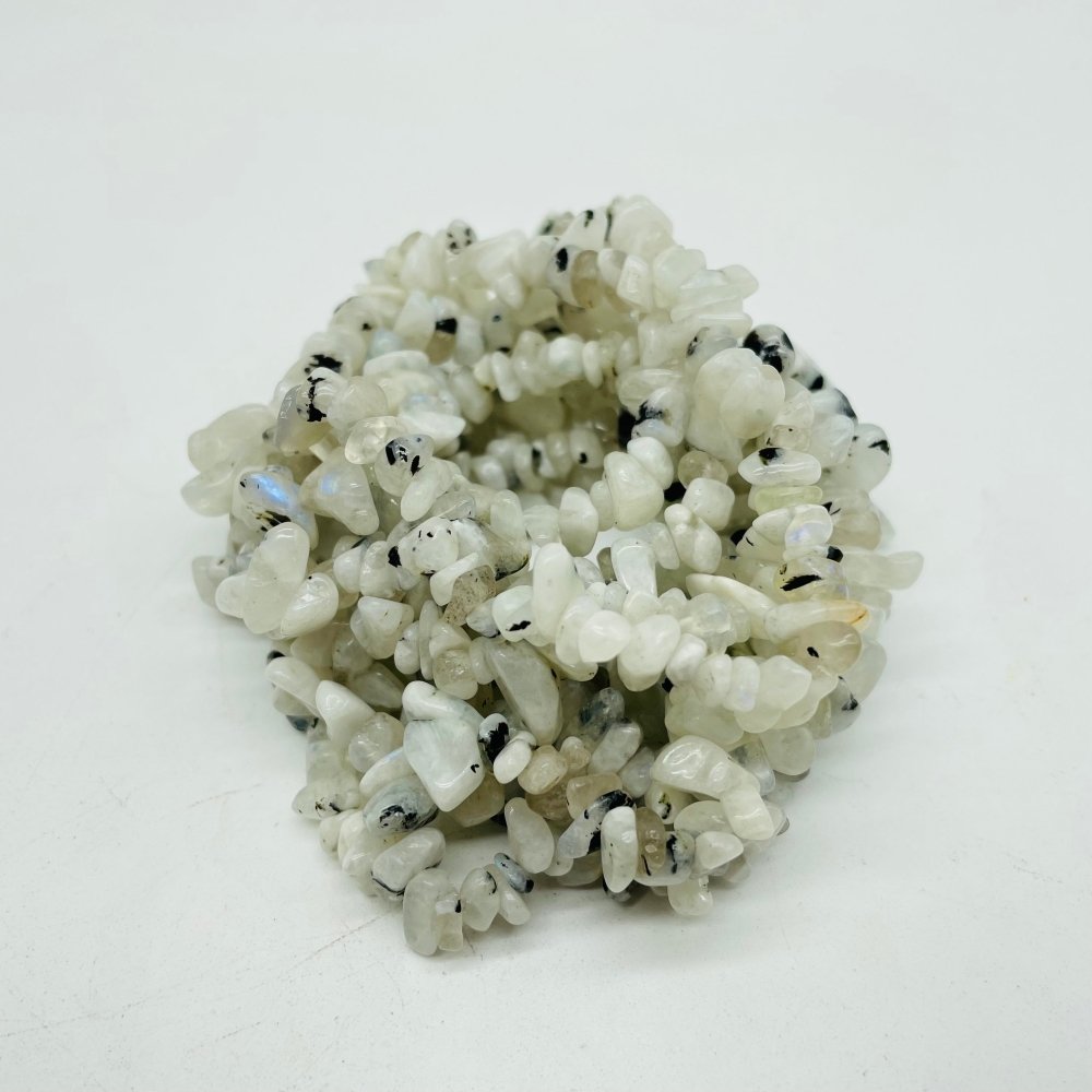 3 Types Chip Bracelet Moonstone Lepidolite Fire Quartz Wholesale -Wholesale Crystals