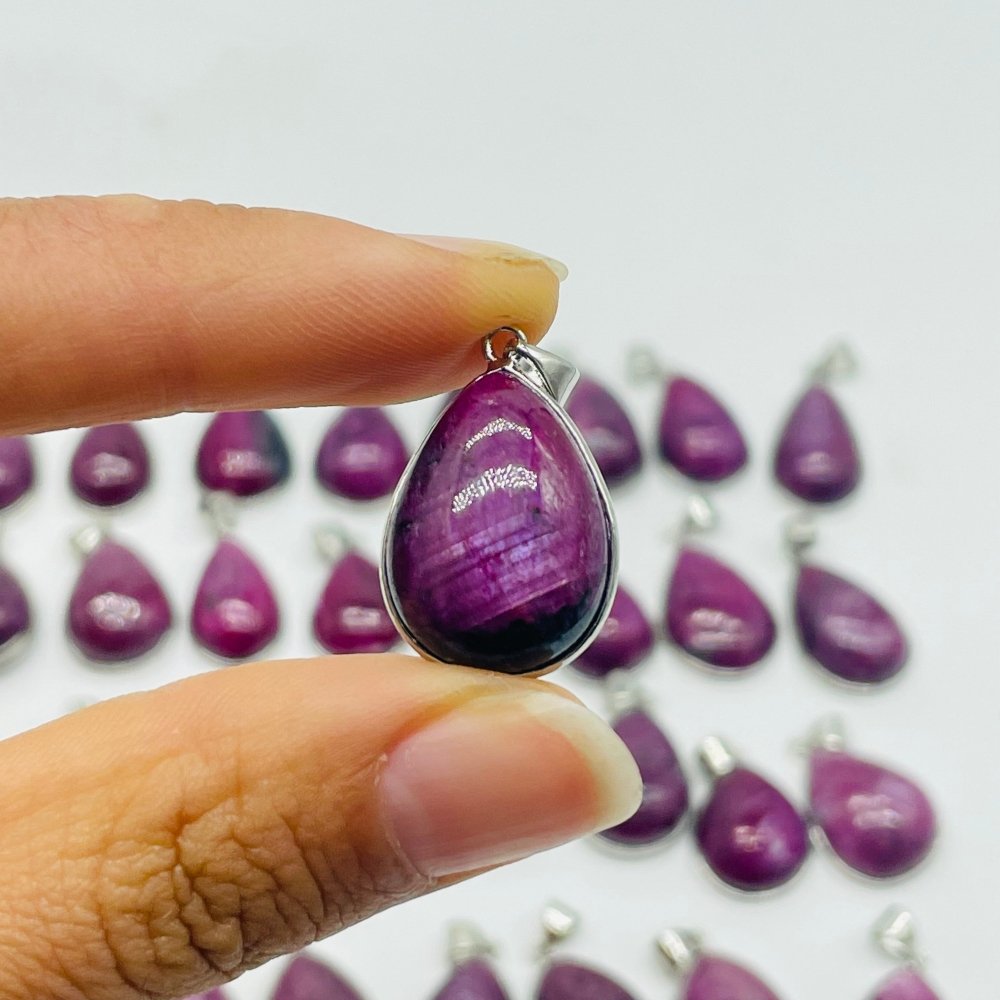 32 Pieces High Quality Ruby Zoisite Pendant Charm -Wholesale Crystals