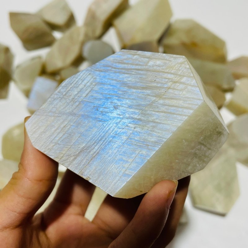 33 Pieces Large Blue Moonstone Free Form -Wholesale Crystals