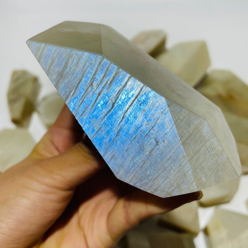33 Pieces Large Blue Moonstone Free Form -Wholesale Crystals