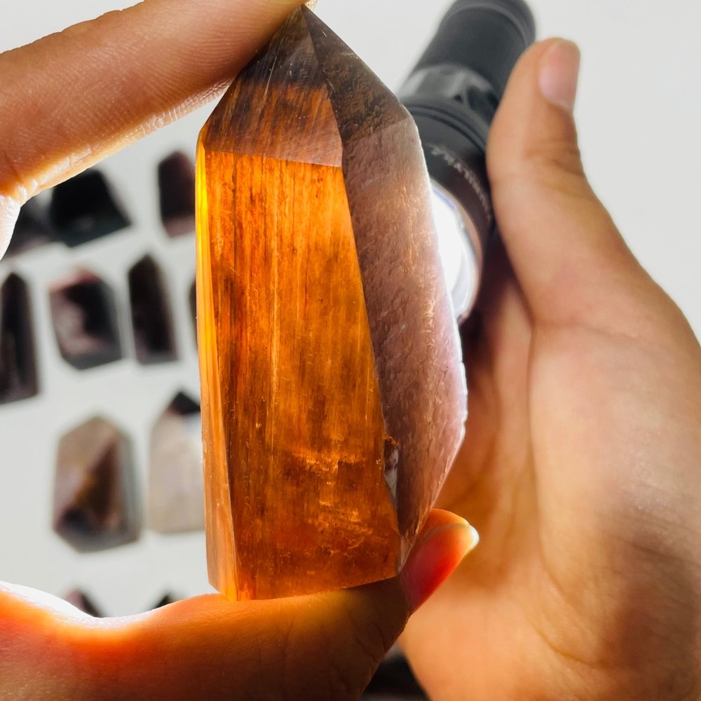 35 Pieces High Quality Purple Lepidolite Tower Points -Wholesale Crystals