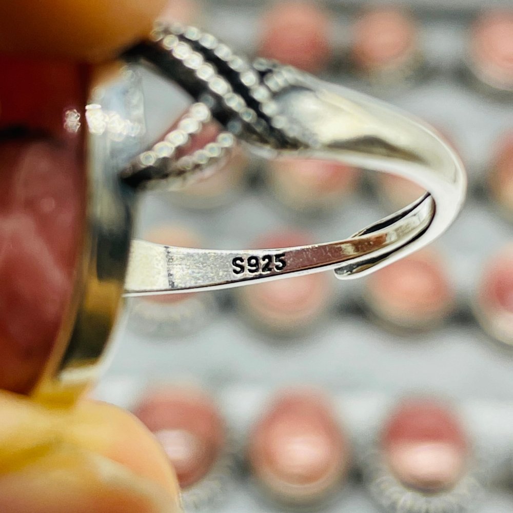 36 Pieces Rhodochrosite Ring -Wholesale Crystals