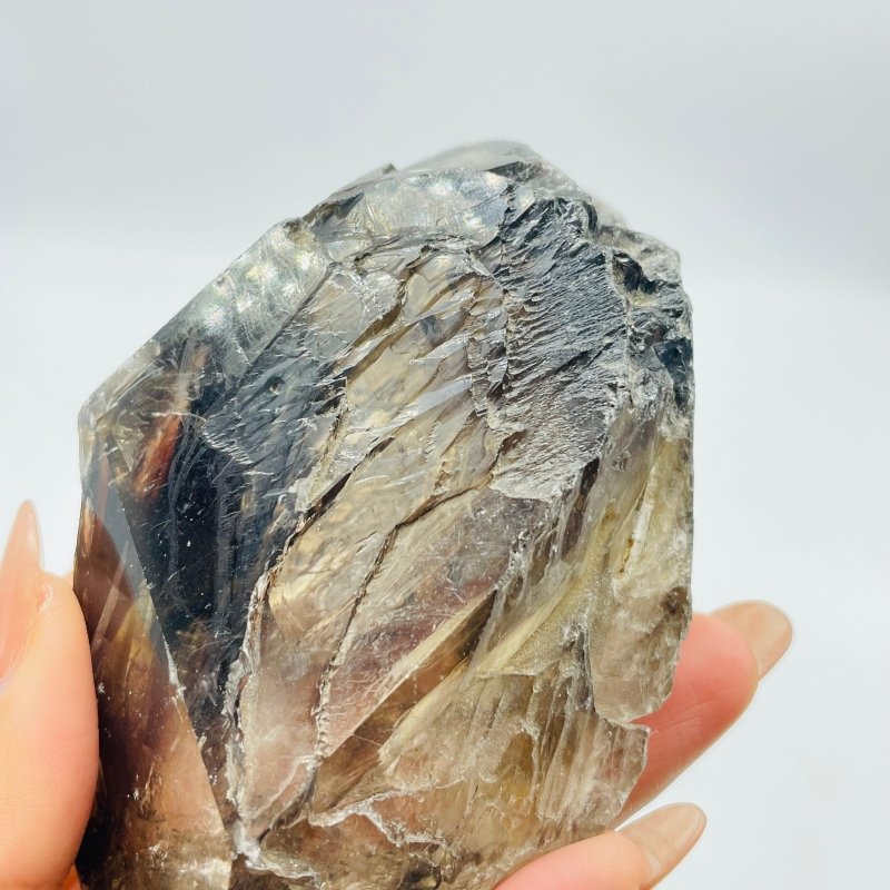 4 Pieces Smoky Quartz Backbone Specimen Crystal Stone -Wholesale Crystals