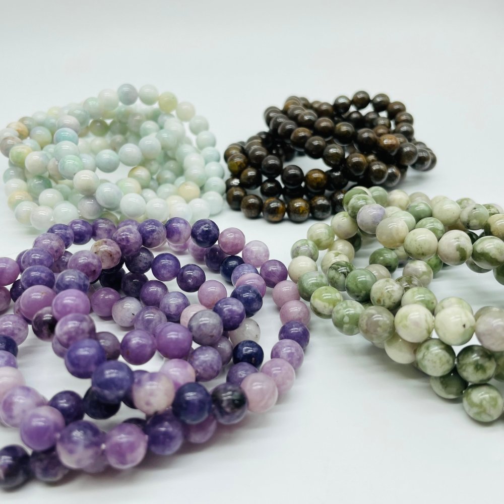4 Types Bracelet Lepidolite & Pietersite Wholesale -Wholesale Crystals