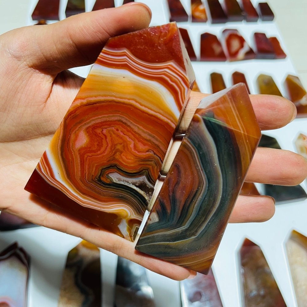 46 Pieces Carnelian Tower Points -Wholesale Crystals