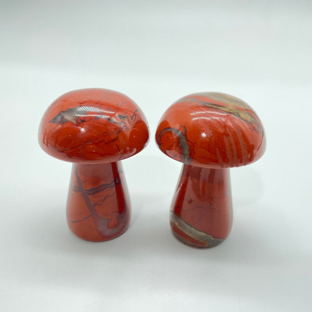 4Types Large Mushroom Red Jasper&Rose Quartz Wholesale -Wholesale Crystals