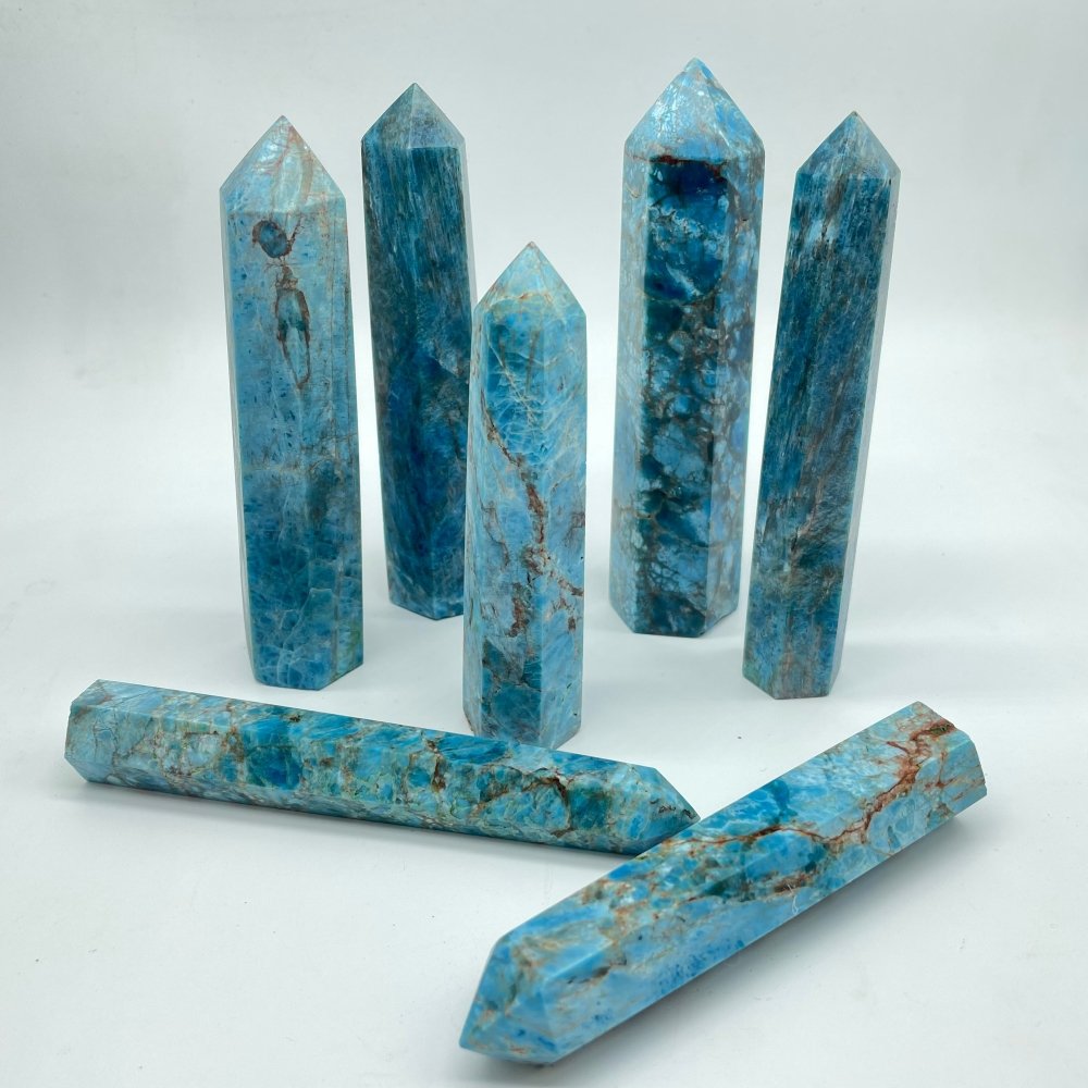 5-8in(12-20cm) Apatite Tower Point Wholesale -Wholesale Crystals