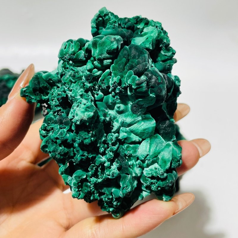 5 Pieces High Quality Raw Malachite Specimen -Wholesale Crystals
