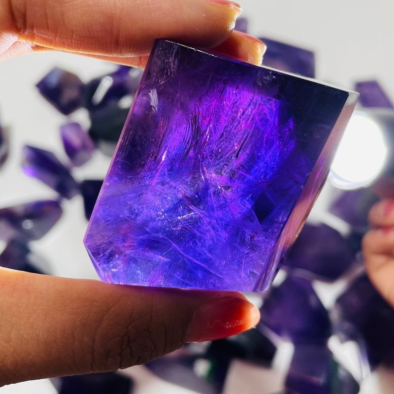 52 Pieces Brazil Amethyst Free Form -Wholesale Crystals