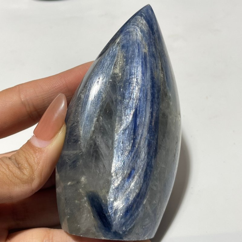7 Pieces Beautiful Blue Kyanite Mixed Clear Quartz Arrow Head Shape Carving -Wholesale Crystals