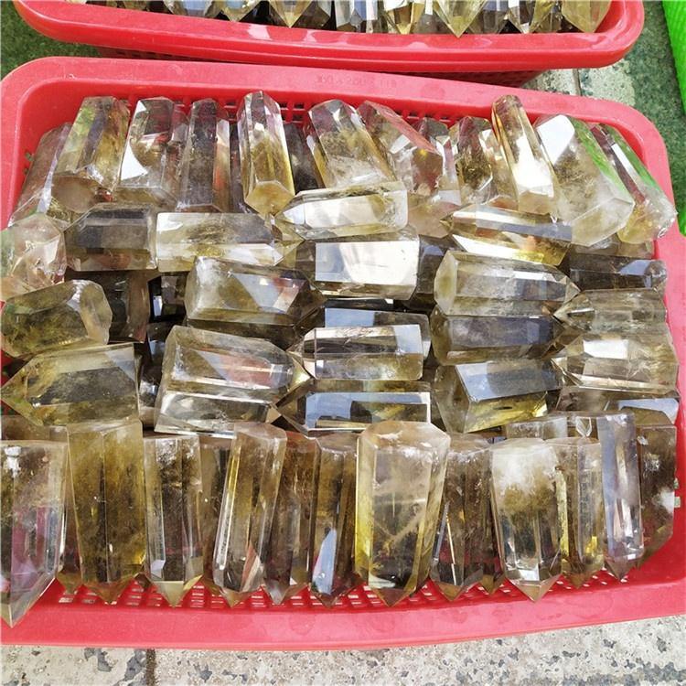 Heat treatment citrine quartz point -Wholesale Crystals