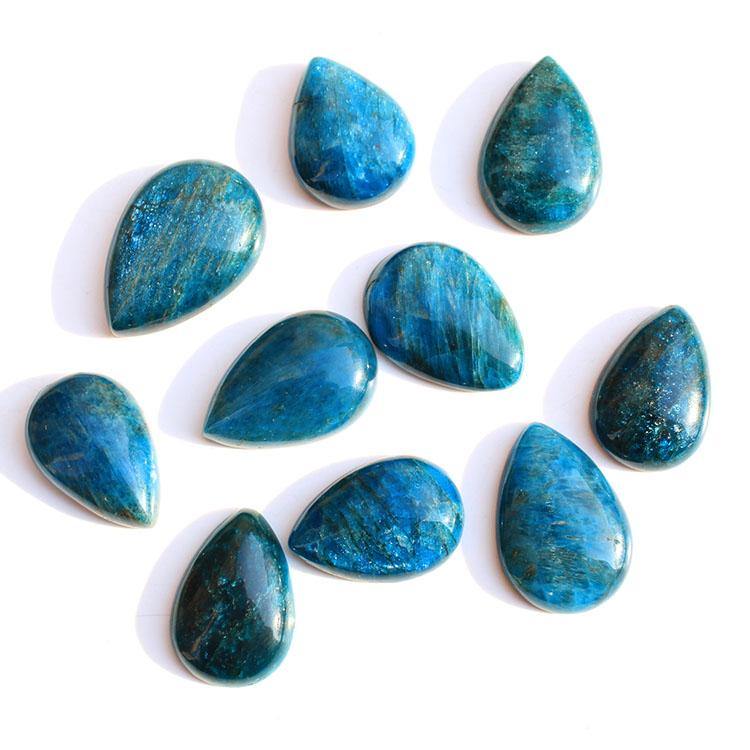 High Grade Blue Apatite Crystal Teardrops Pendant -Wholesale Crystals