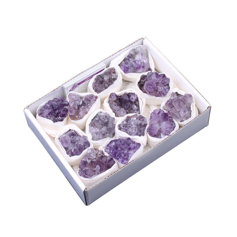Light Purple Brazil Amethyst Cluster with Box -Wholesale Crystals