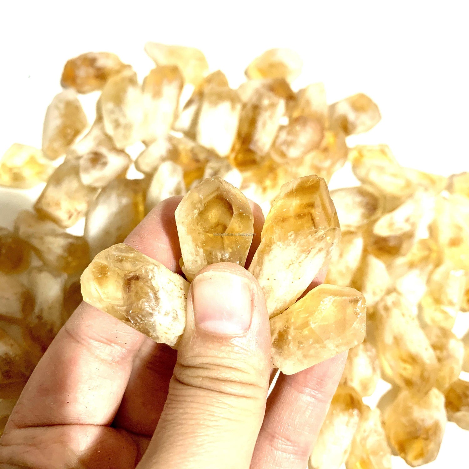 Heat treatment Raw Citrine -Wholesale Crystals
