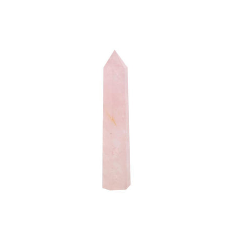 Brazil rose quartz point 2-3.5in(5-9cm) -Wholesale Crystals