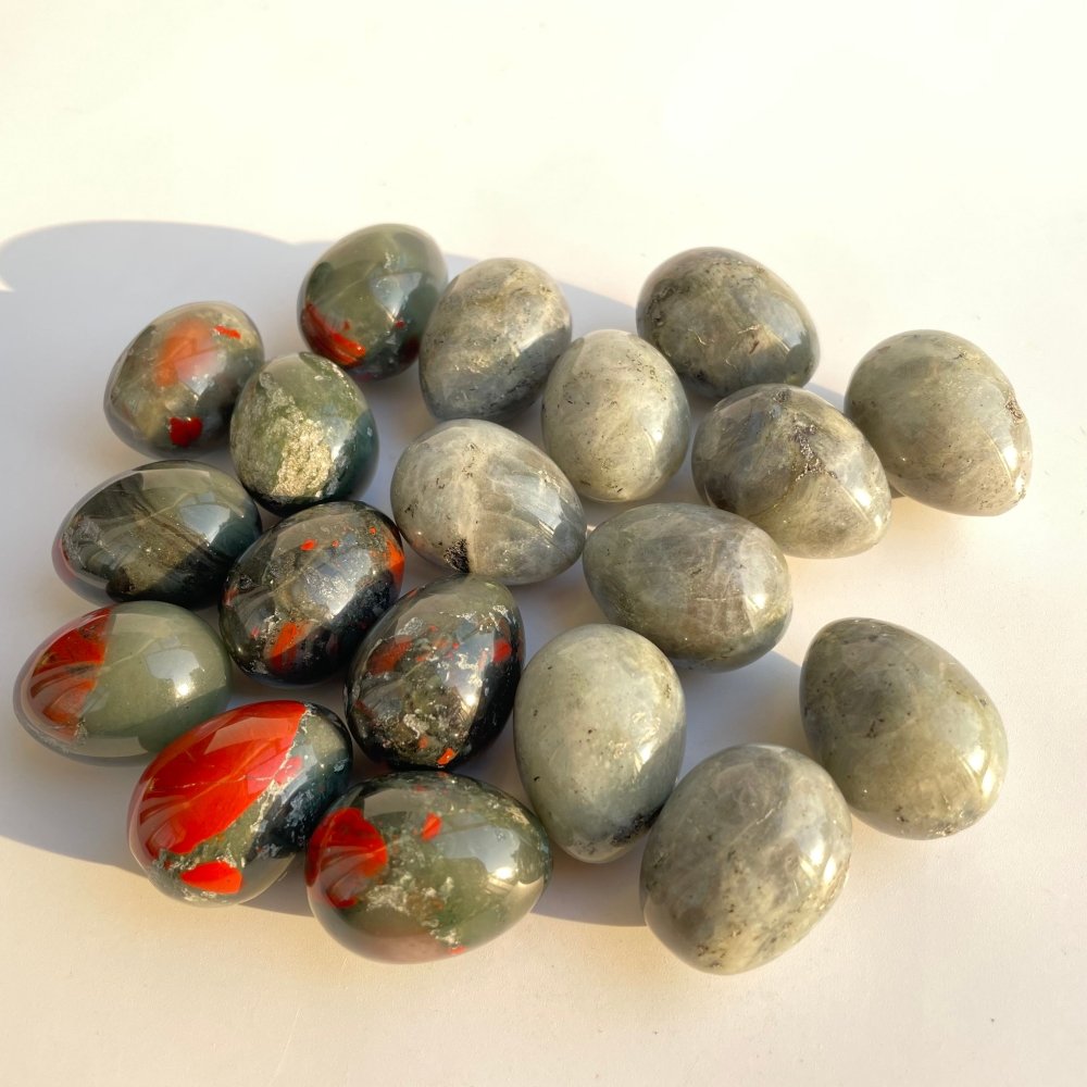 Africa Blood&Labradorite Egg Wholesale -Wholesale Crystals