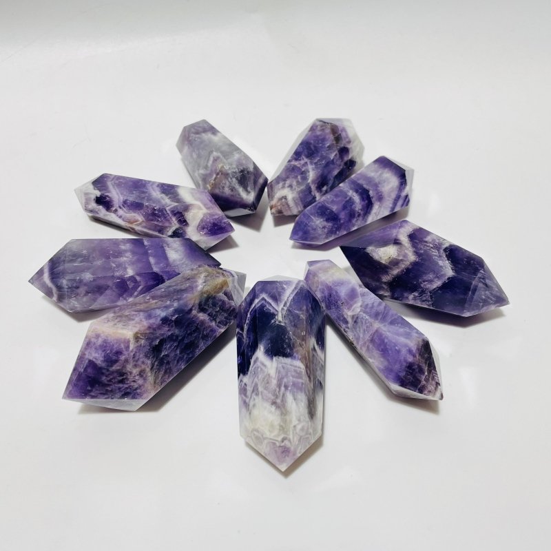 Amethyst Chevron Double Point Tower Wholesale -Wholesale Crystals