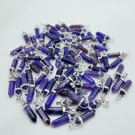 Amethyst Double Point Pendant Wholesale -Wholesale Crystals