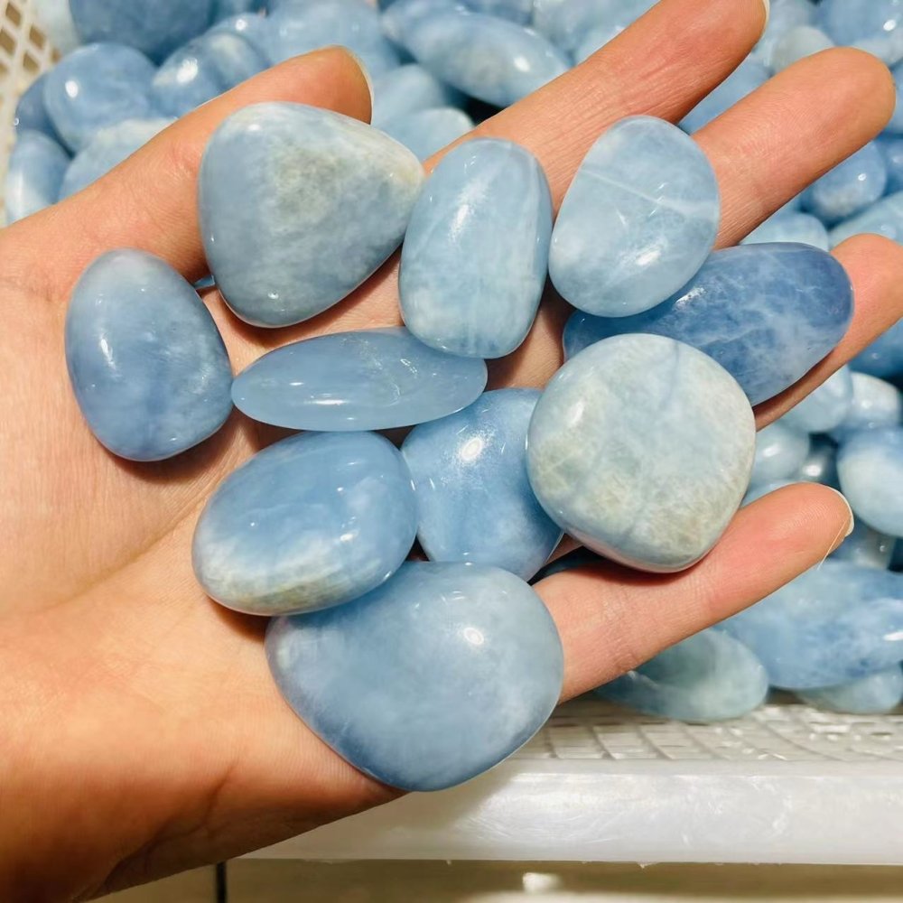 Aquamarine Tumbled Stone Wholesale -Wholesale Crystals