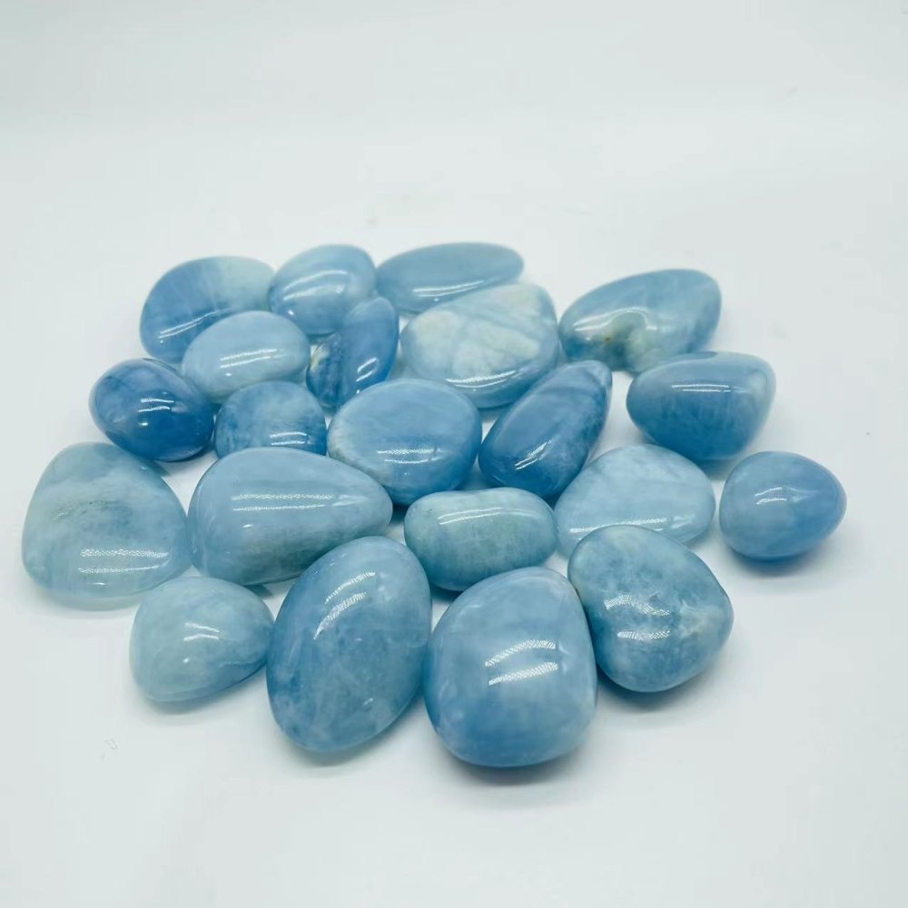 Aquamarine Tumbled Stone Wholesale -Wholesale Crystals