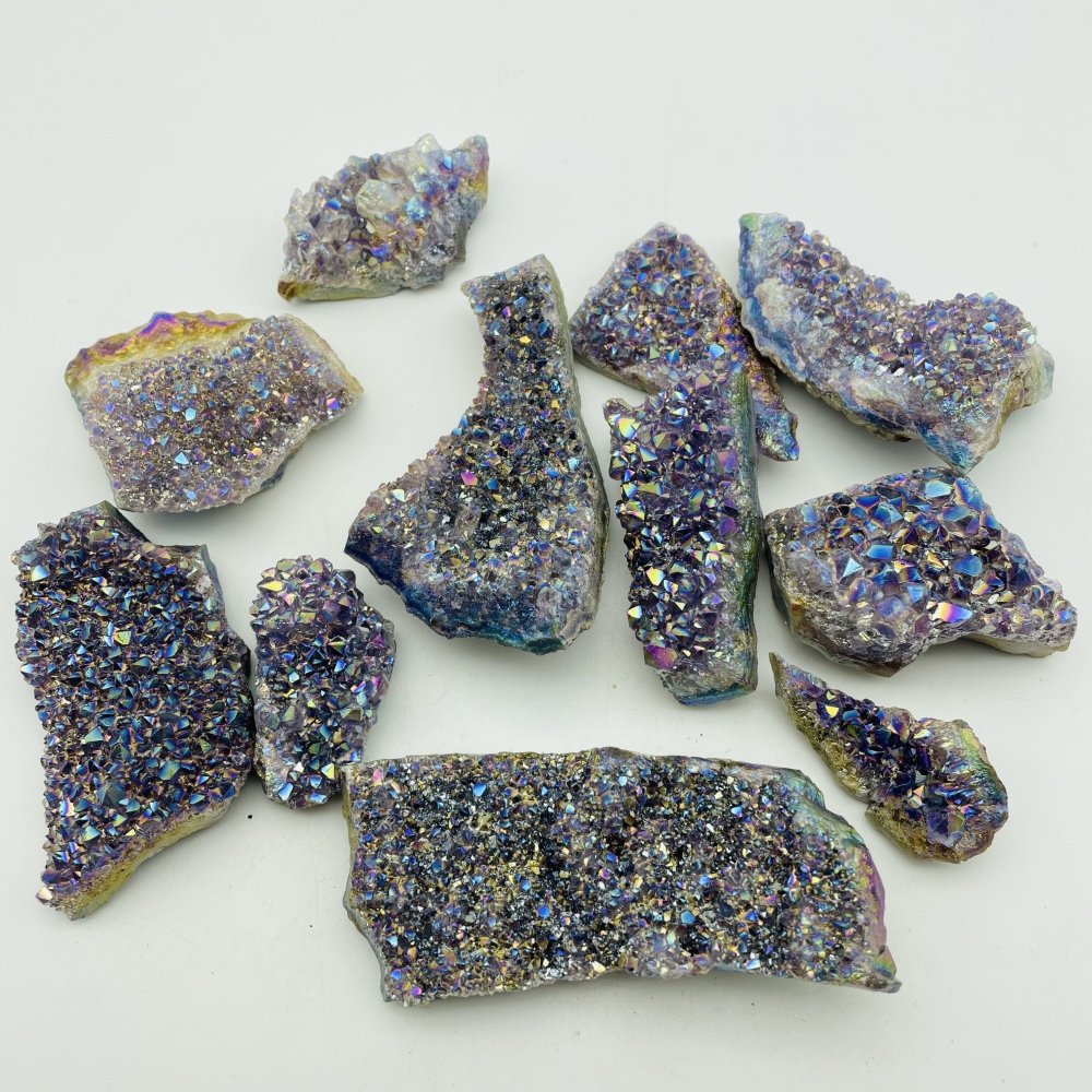 Aura Amethyst Chips Gravel Wholesale -Wholesale Crystals