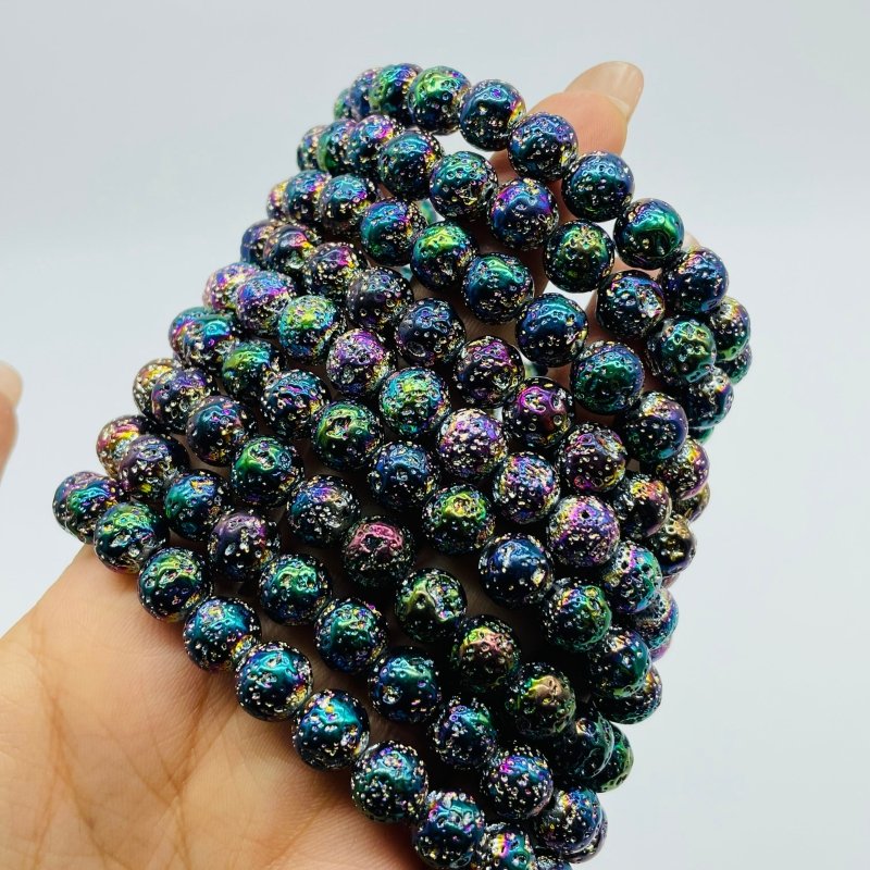 Aura Lava Rock Stone Bracelet Crystal Wholesale -Wholesale Crystals
