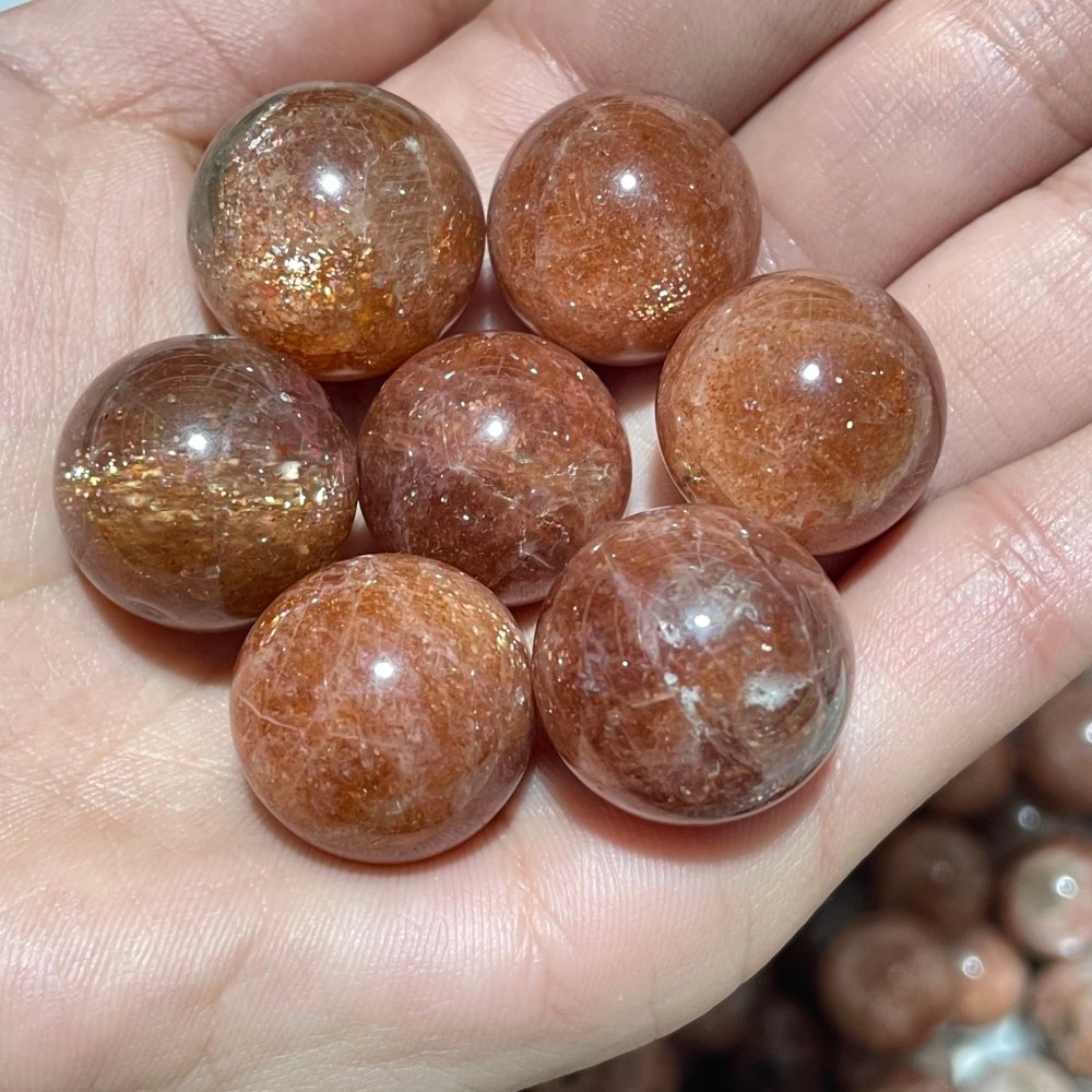 Beautiful High Quality Sunstone Spheres Wholesale -Wholesale Crystals