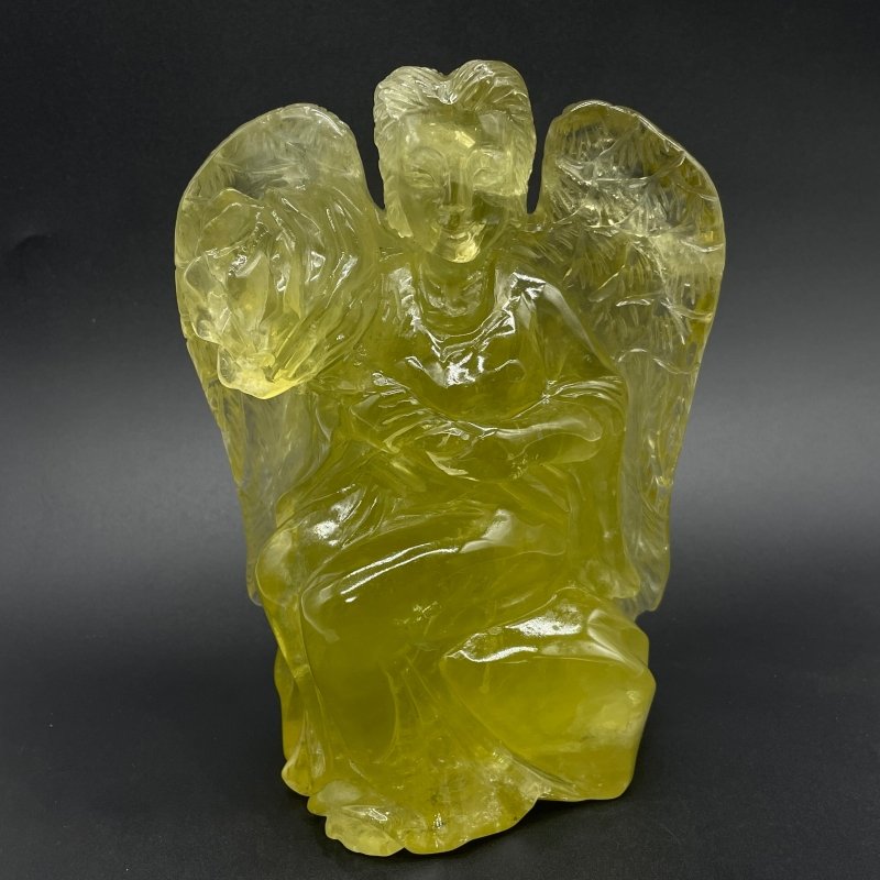 Beautiful Large Citrine Angel Goddess Carving -Wholesale Crystals